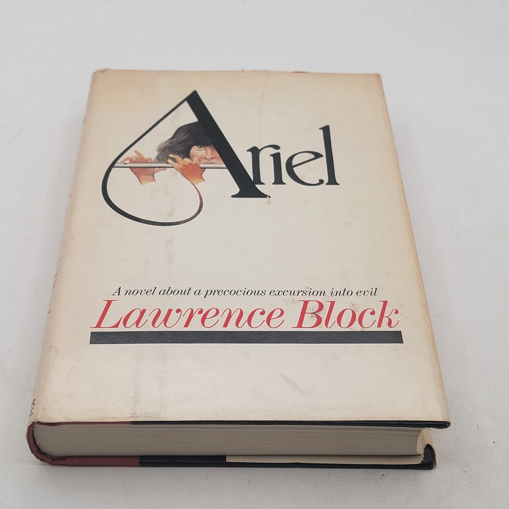 Lawrence Block Ariel Hardcover 1980 First Edition Psychological Thriller Good